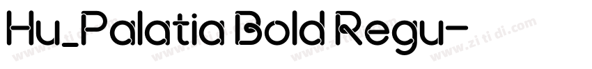 Hu_Palatia Bold Regu字体转换